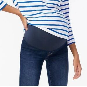 J. Crew Maternity over-the-belly toothpick jean in indigo wash